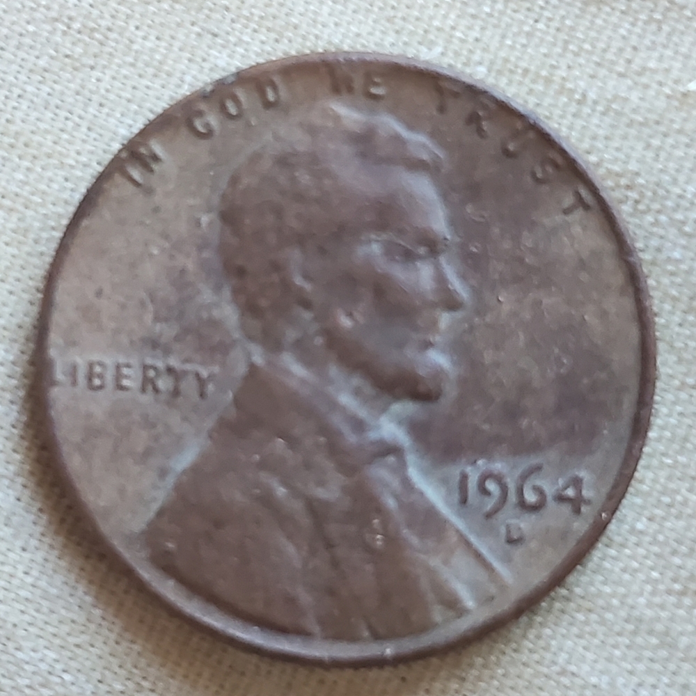 1964 D Penny